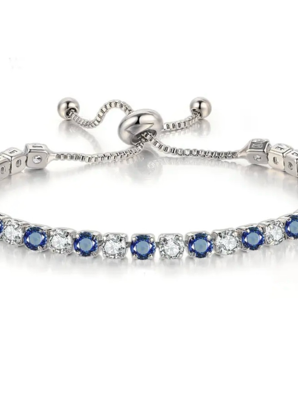3/$40 NWT Blue CZ Tennis Bracelet